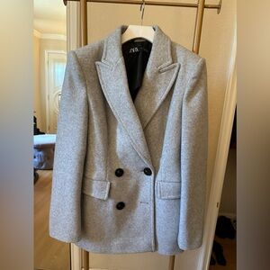 ZARA Tailored Double Breast Blazer (Coat)